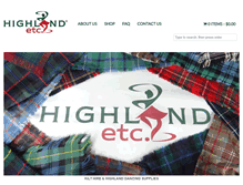 Tablet Screenshot of highlandetc.co.nz